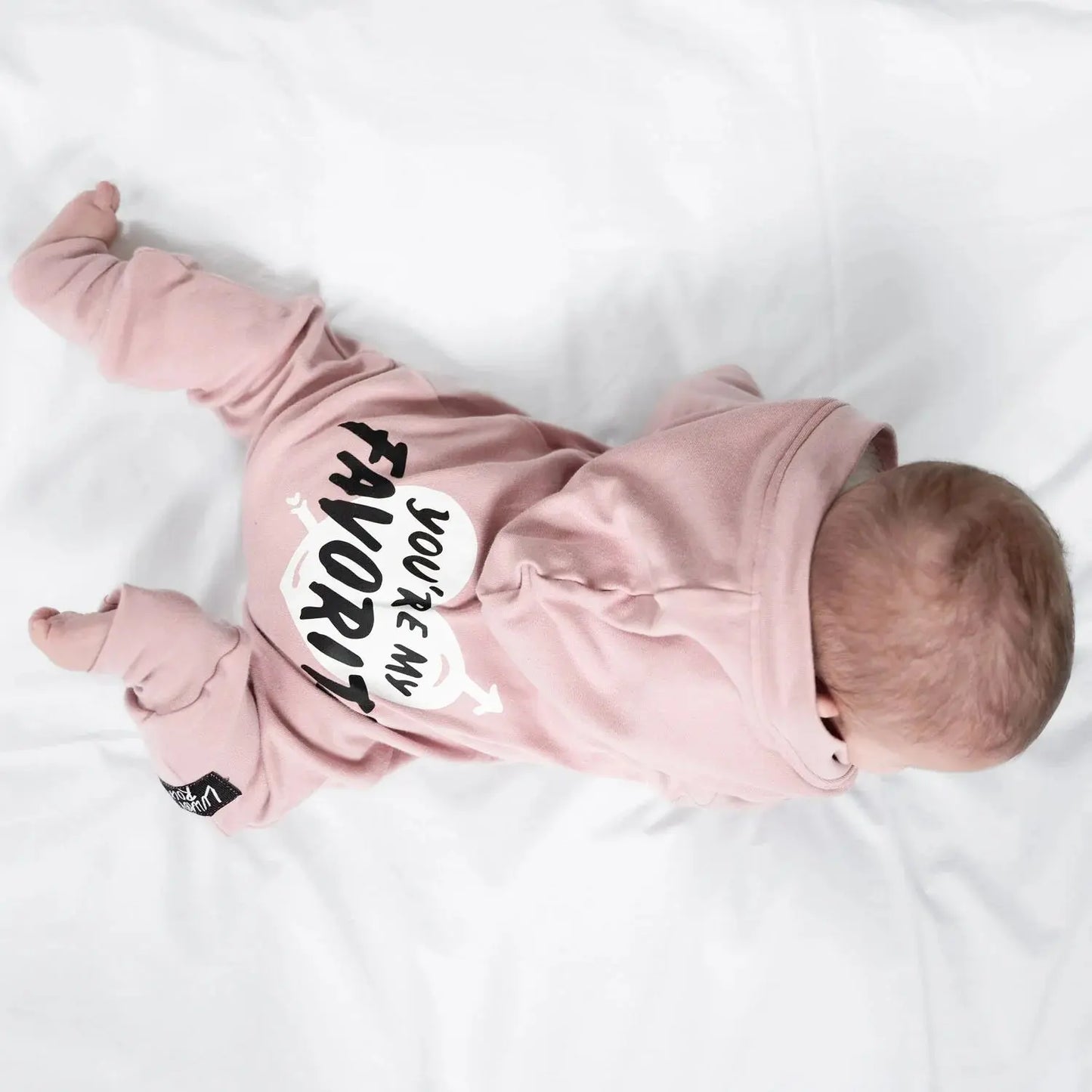 Lullaby Rock Zip-up Onesie with Hood – You are my Fav - Motherhood