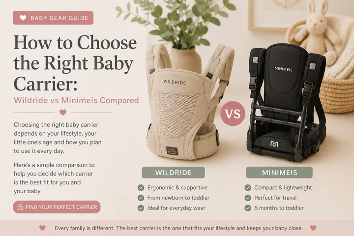 How to Choose the Right Baby Carrier: Wildride vs Minimeis Compared