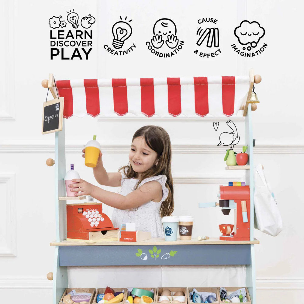 Le Toy Van - Wooden Shop & Cafe Market Stand