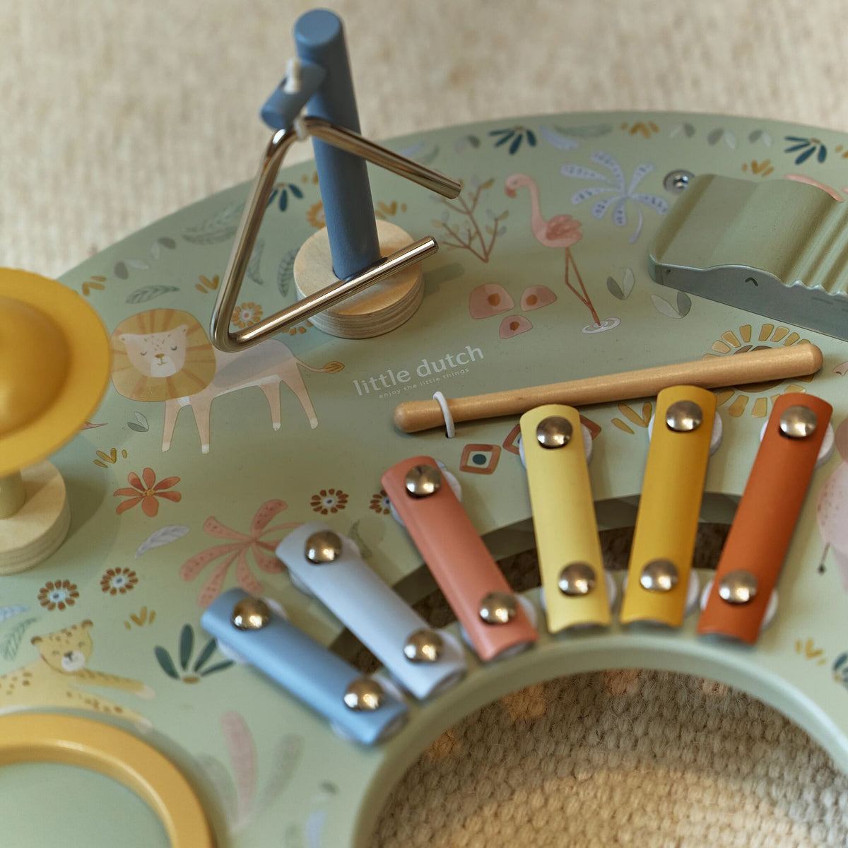 Little Dutch Music Table Safari Friends FSC