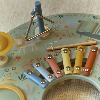 Little Dutch Music Table Safari Friends FSC