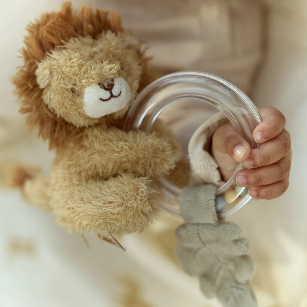 Little Dutch Soft Lion Rattle Safari Friends