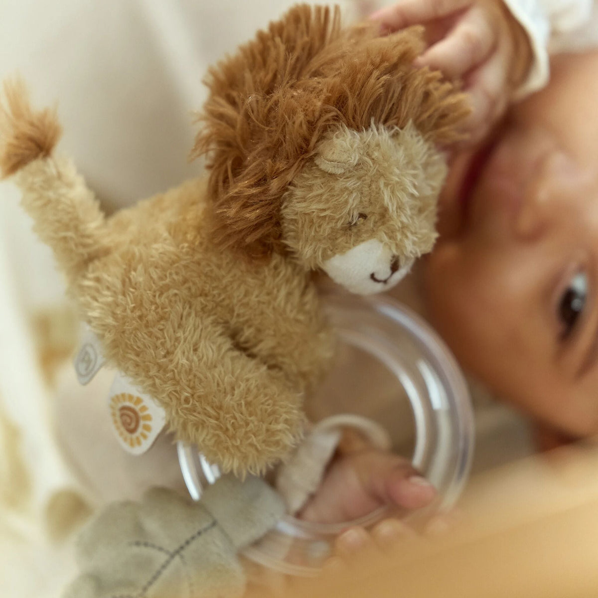 Little Dutch Soft Lion Rattle Safari Friends