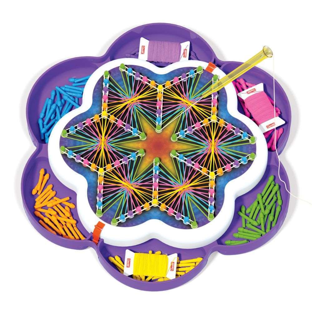 Quercetti - Mandala String Art Kit - Threading & Picture Creation Activity