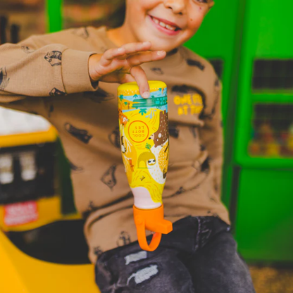 Cool Bottles - Kids Triple-Insulated Water Bottle - Jungle Park 260ml