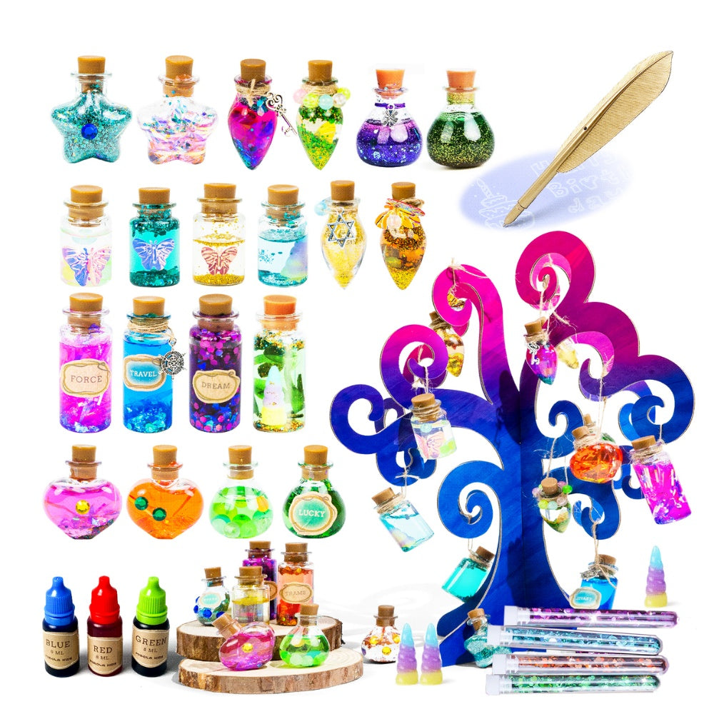 Jar Meló - Magical Potions Making Kit - DIY Fairy Potion Bottles Craft Activity for Kids