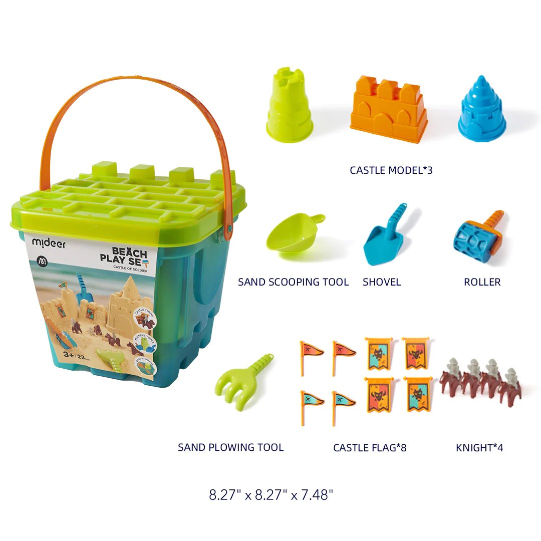 Mideer - Versatile Beach Play Set Castle Of Soldier