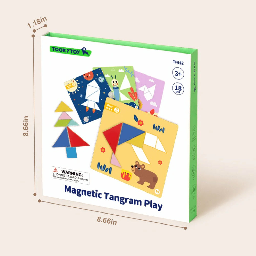 TookyToy - Magnetic Tangram Play Set