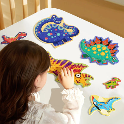 Mideer - My First Jigsaw Puzzle for Kids - Cute Dinosaurs