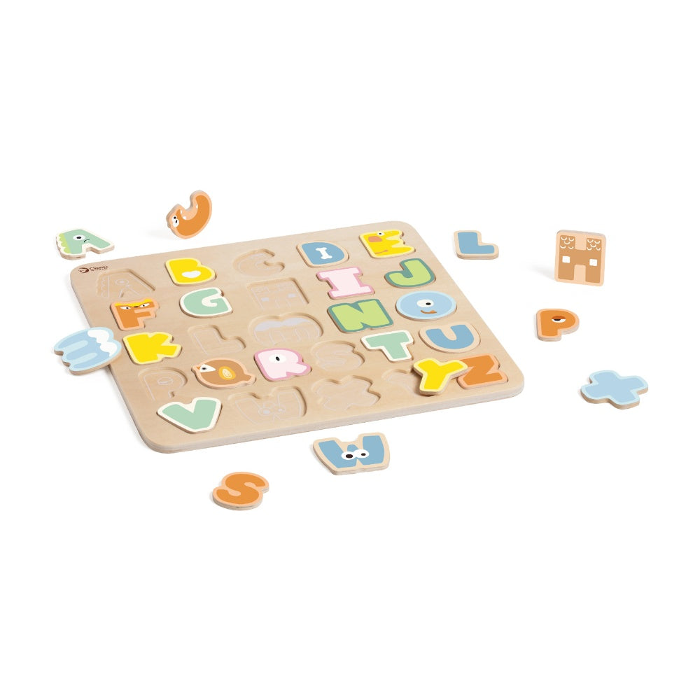 Classic World - Wooden Puzzle - Alphabet A-Z - 27pcs