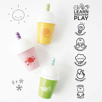 Le Toy Van - Wooden Take Away Smoothie Trio - 3pcs