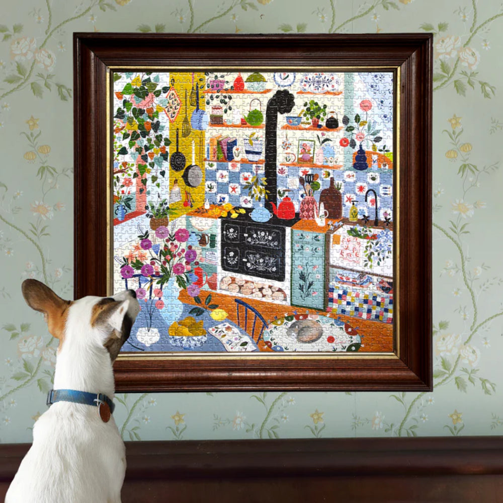 eeBoo - Morning Kitchen 1000 Piece Square Puzzle
