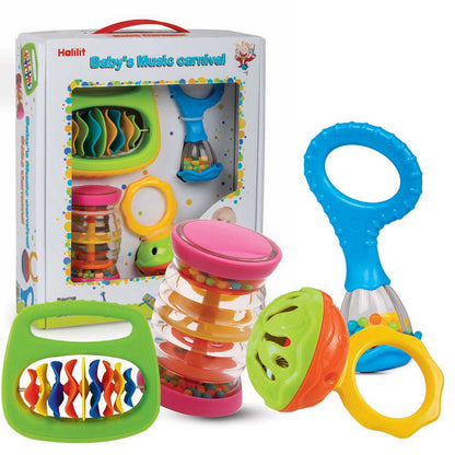 Halilit - Music Instrument for Babies & Toddlers - Baby's Music Carnival Set of 4-**