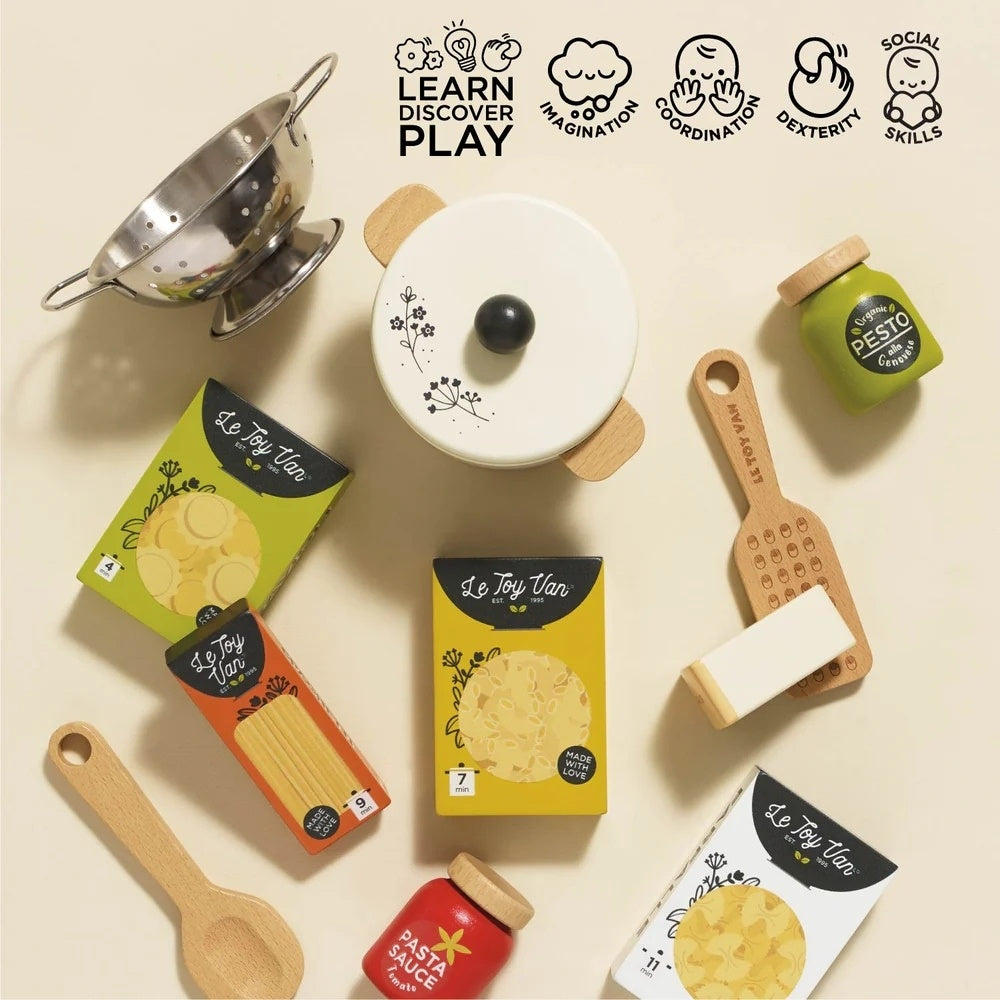 Le Toy Van - Wooden Organic Pasta Set - 12pcs