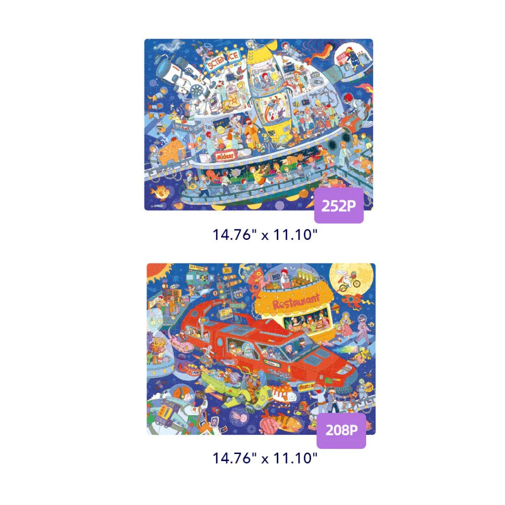 Mideer - Level Up Jigsaw Puzzle for Kids - 2-in-1 - Level 7 Star Trek