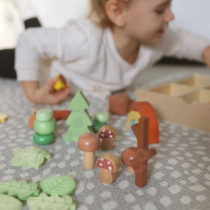 TookyToy - My Little Forest - Wooden Sorting Play Box
