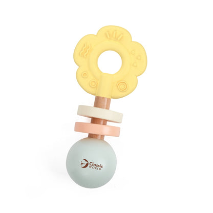 Classic World - Flower Grasping Baby Rattle Sensory Toy