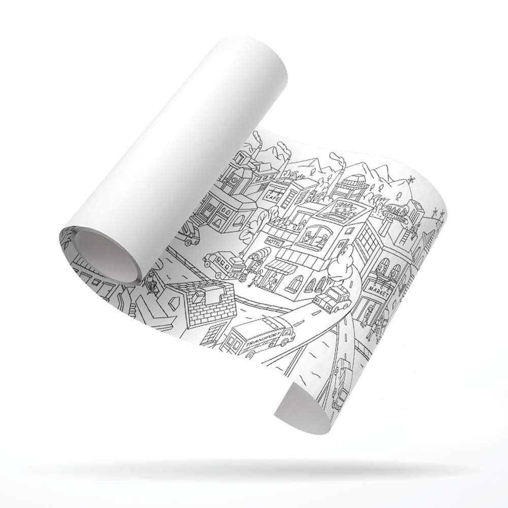 Mideer - Giant Colouring Roll: City - 10m