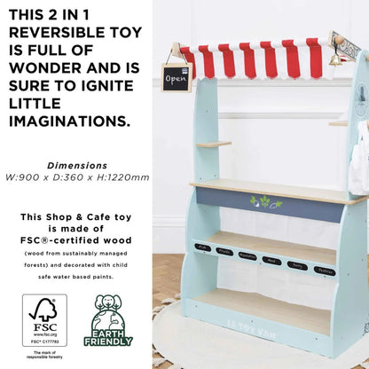 Le Toy Van - Wooden Shop & Cafe Market Stand