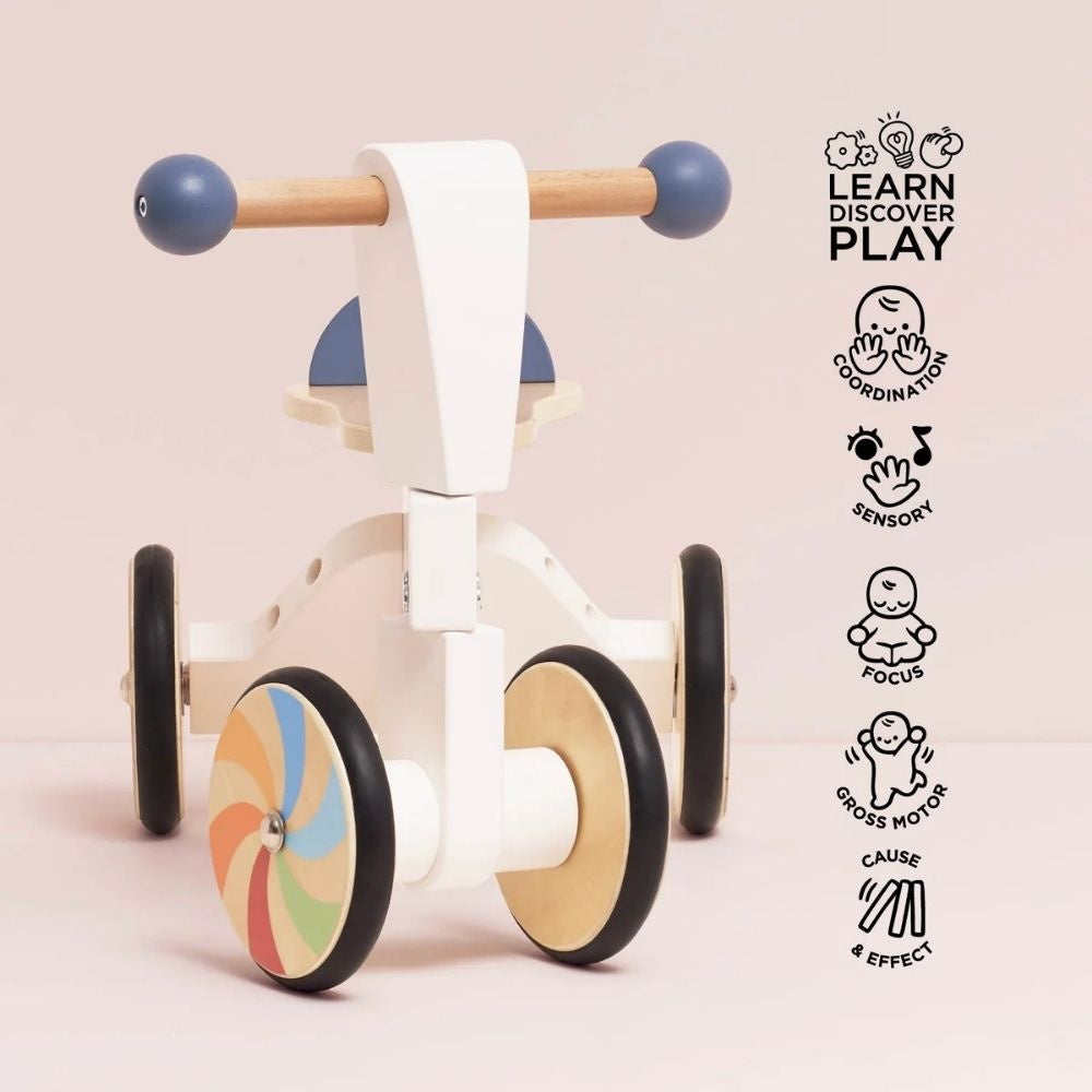 Le Toy Van - Wooden Rainbow Ride On Trike