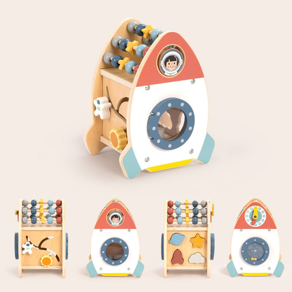 TookyToy - Rocket Play Cube Activity Toy for Toddlers