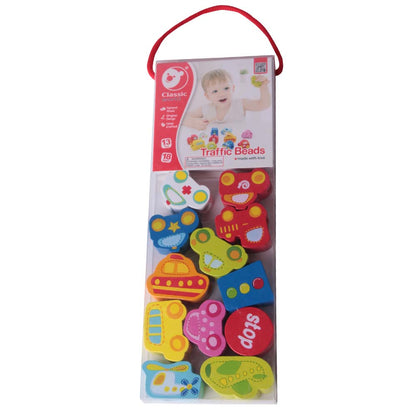 Classic World - Lacing Beads - Traffic - 13pcs
