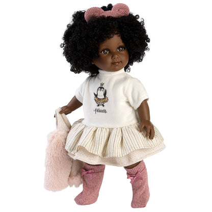 Llorens - Baby Girl Doll with Clothing & Accessories: Zuri - 35cm