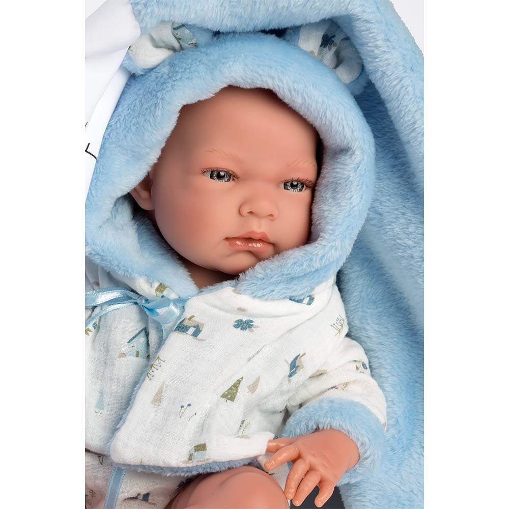 Llorens - Anatomically Correct Baby Boy Doll with Outfit & Changer: Nico - 40cm