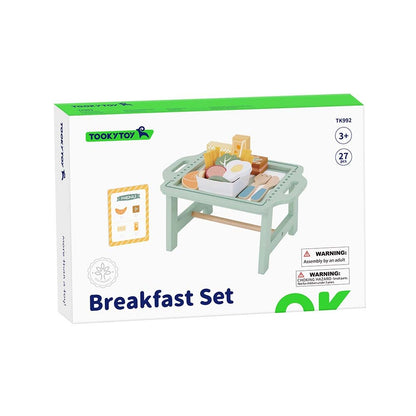 TookyToy - Pretend Play Breakfast Toy Set