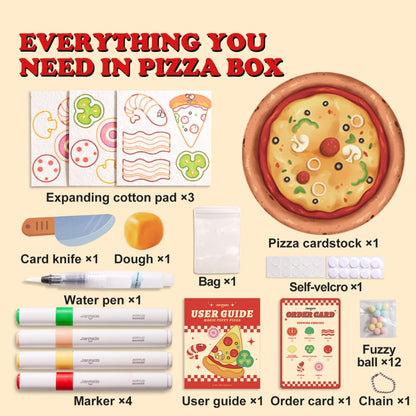 Jar Meló - Magic Puffy Pizza Kit - 3D Art & Pretend Play Cooking Set
