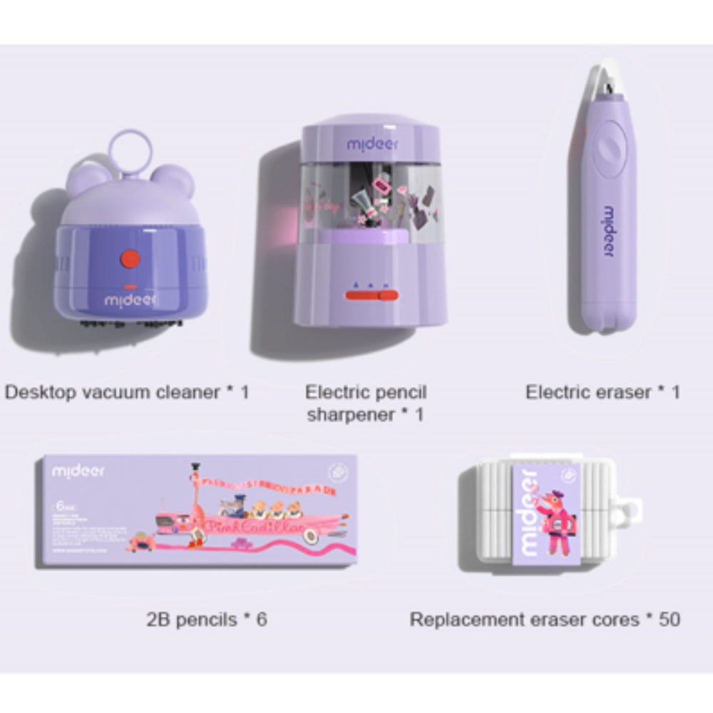 Mideer - Artist Electric Stationery Set - Candy Purple