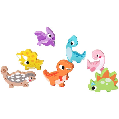 TookyToy - Wooden Chunky Dinosaur Puzzle