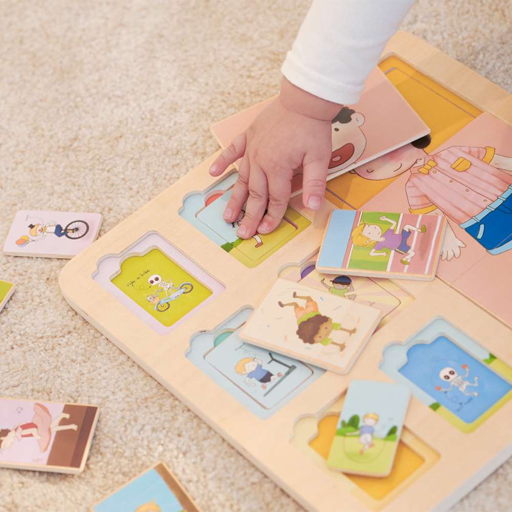 Classic World - Layered Wooden Body Puzzle - 19pcs