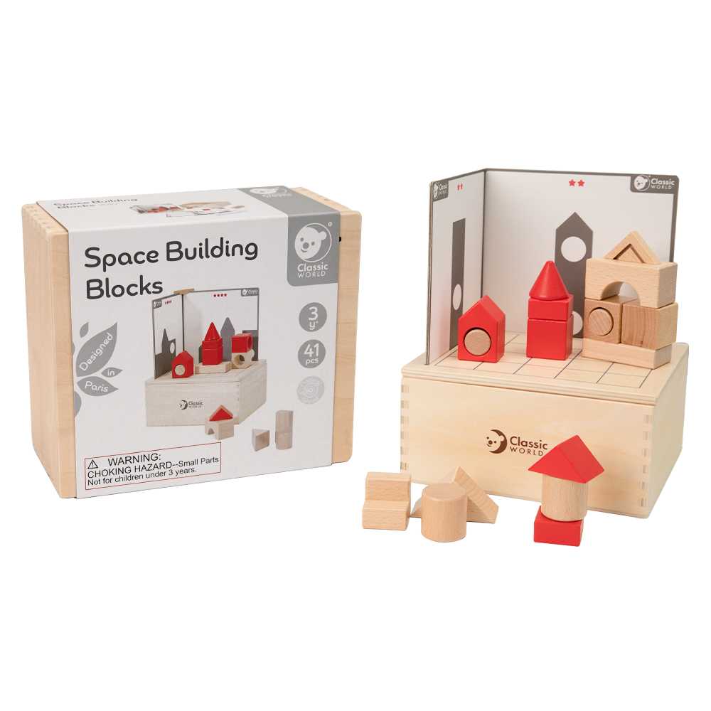 Classic World - Building Blocks - Spatial Thinking Game & Activity Cards