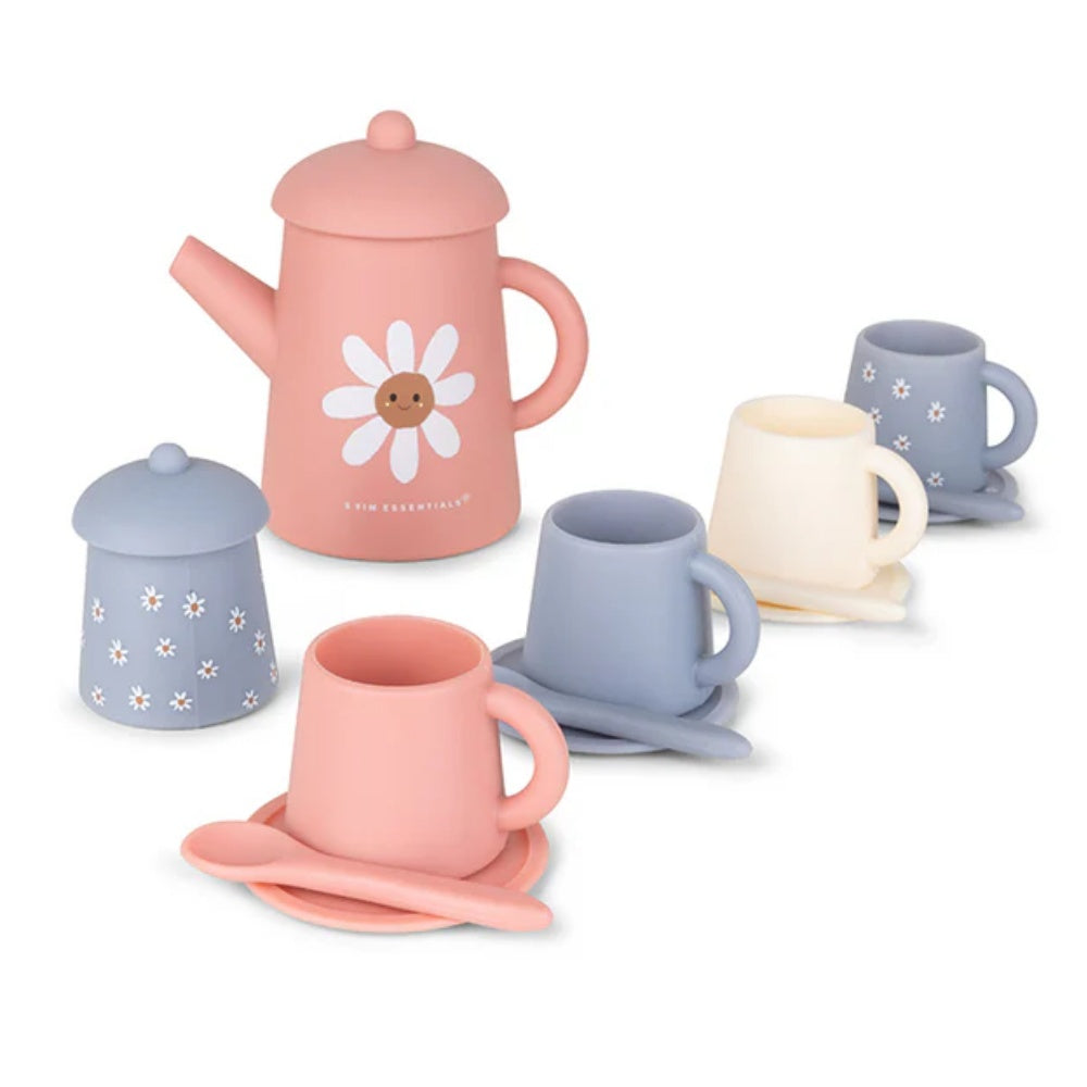 Swim Essentials - Silicone Beach Tea Playset - Daisy Flowers