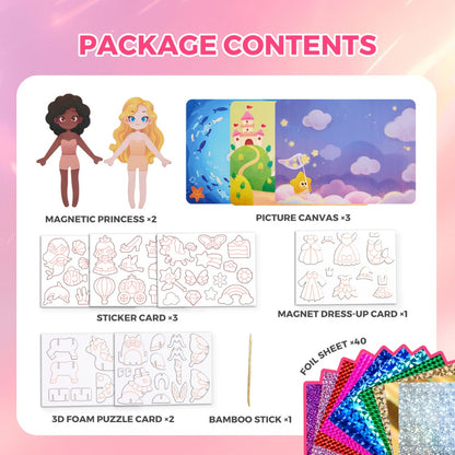 Jar Meló - Foil Arts & Crafts Set - Peel & Stick Activity - Fairy World