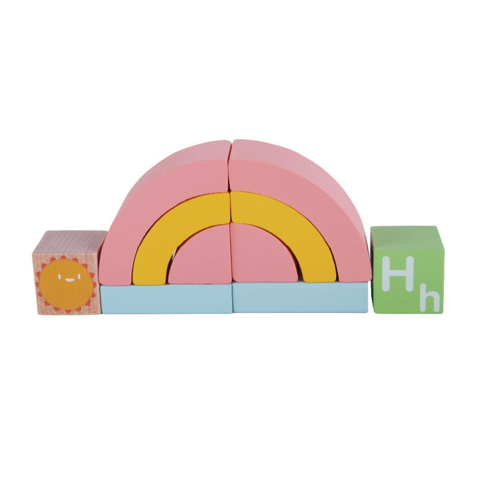 Classic World - Play & Learn - Rainbow Garden Set - 60pcs