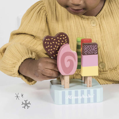Le Toy Van - Wooden Ice Lollies Popsicles - 7pcs