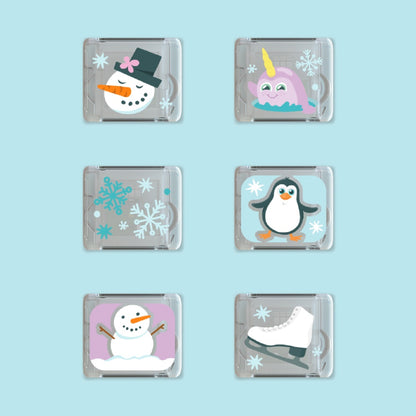 Glo Pals - Water Activated Light-Up Sensory Toys - Winter (6 Pack)