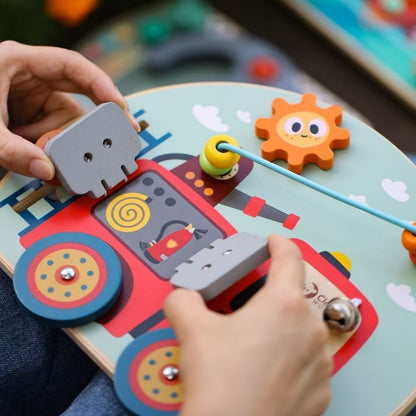 Classic World - Fire Engine Busy Board Play Set