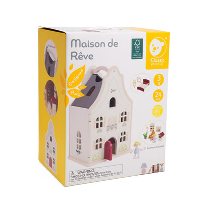 Classic World - Pretend & Play - Maison de Rêve Dollhouse