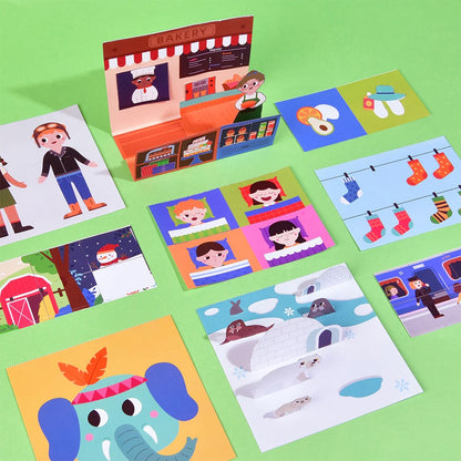 Mideer - Let's Play with Stickers - Advanced Level