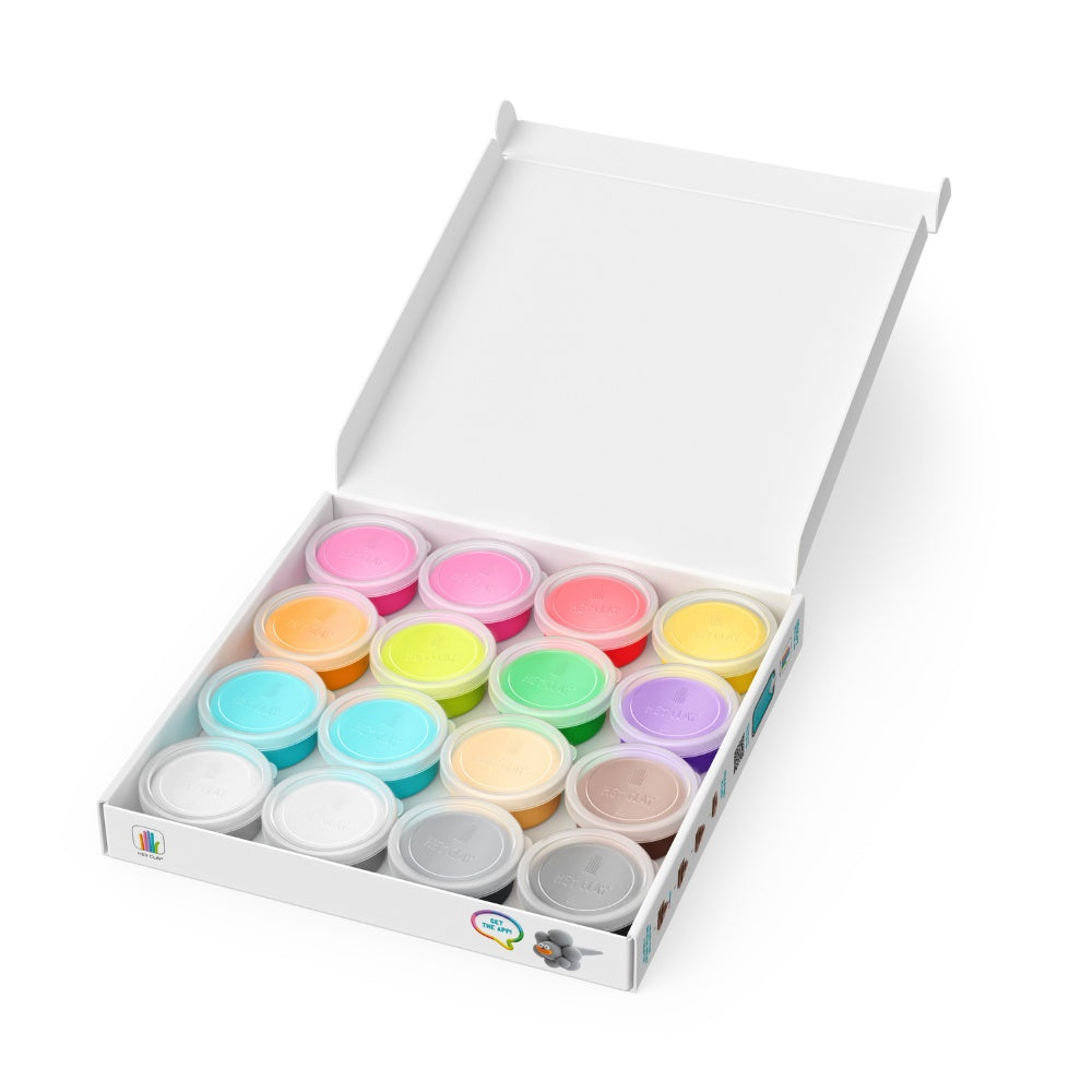 Hey Clay - Modelling Air-Dry Clay with Fun Interactive App - Poop Oops, 16 cans