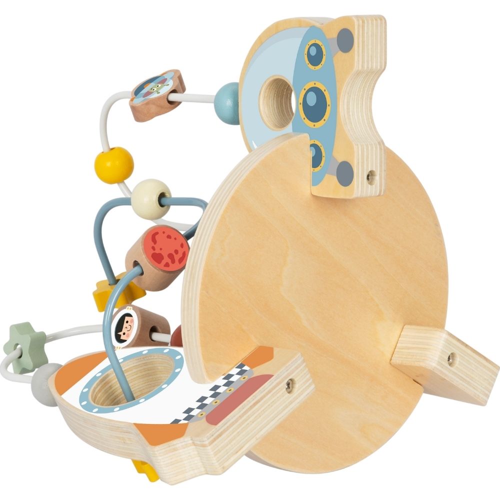 TookyToy - Wooden Bead Maze Acitivty Toy - Space - Motherhood
