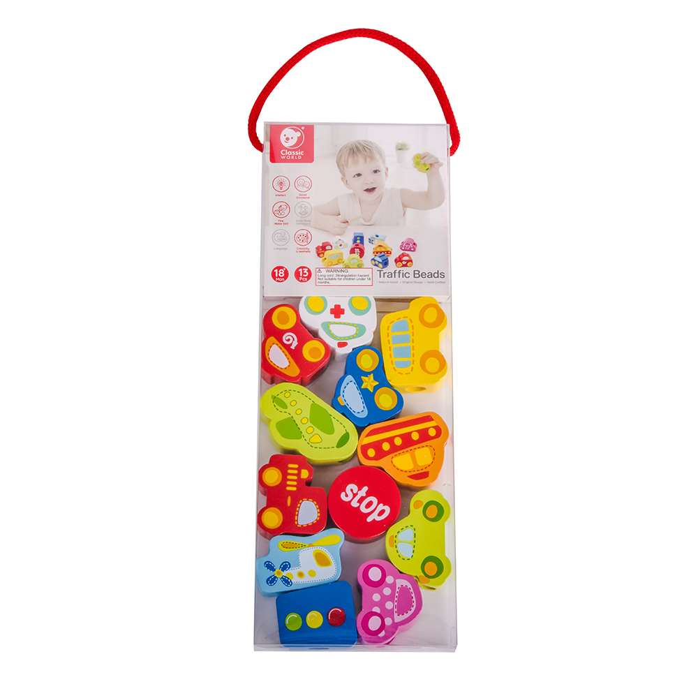 Classic World - Lacing Beads - Traffic - 13pcs