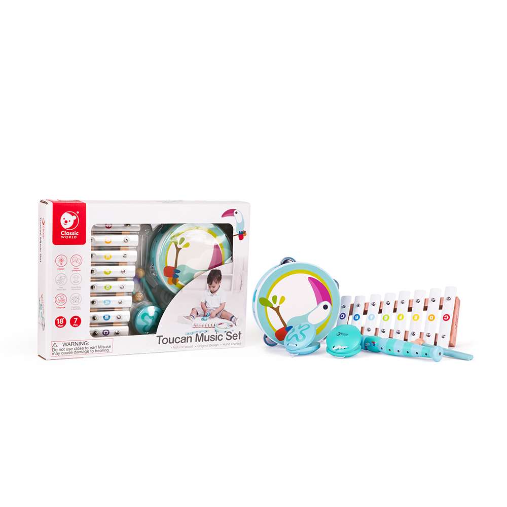 Classic World - My First Music Set - Toucan - 7pcs