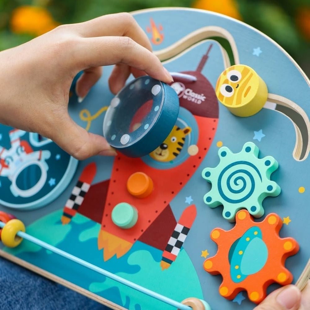 Classic World - Rocket Busy Board Play Set