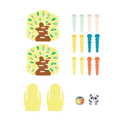 hi Pando - Wooden Bug Catching Game - Tree Themed - 18pcs
