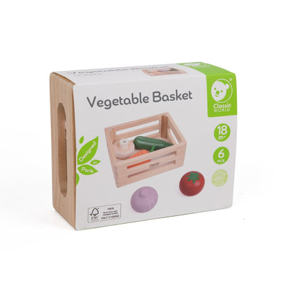Classic World - Pretend & Play - Vegetable Basket