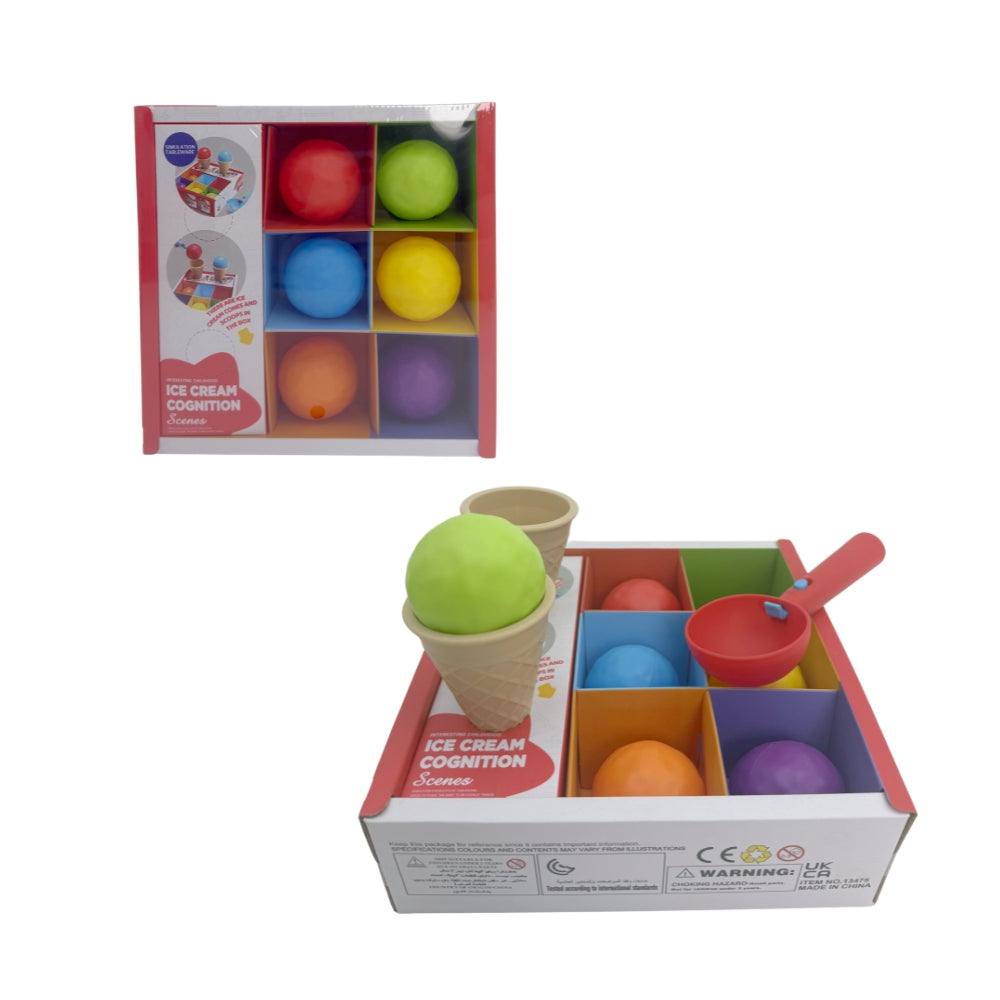Mingli Toys - Shape Sorting Ice Cream Set - 9 Pieces